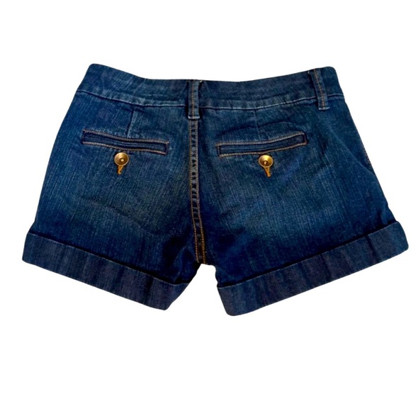 NWT !it Denim Jean Y2K Mid Rise Shorts Size 26 - Picture 2 of 3